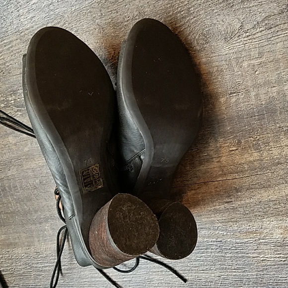 JEFFREY CAMPBELL 7.5 Covet Black Lace up heel Sandal Free People - Picture 10 of 13